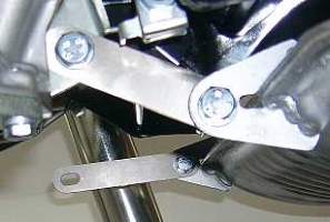 Auspuffhalter f�r Fiat 500 Giardiniera, inox