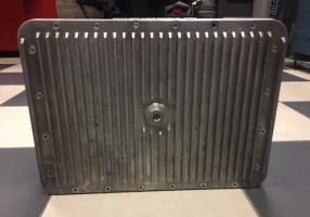 2 teilige Aluminium-lwanne mit Abarth-Schriftzug passend fr Fi