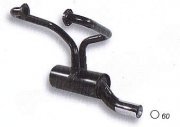 Auspuff Fiat 126 mit 60mm Endrohr