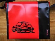 Autotaschenmotiv gemalt