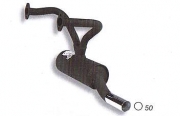 Auspuff Fiat 500 F/L mit 50mm Endrohr